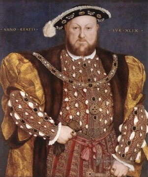 Hans Holbein the Younger Painting - Portrait of Henry VIII Renaissance Hans Holbein the Younger